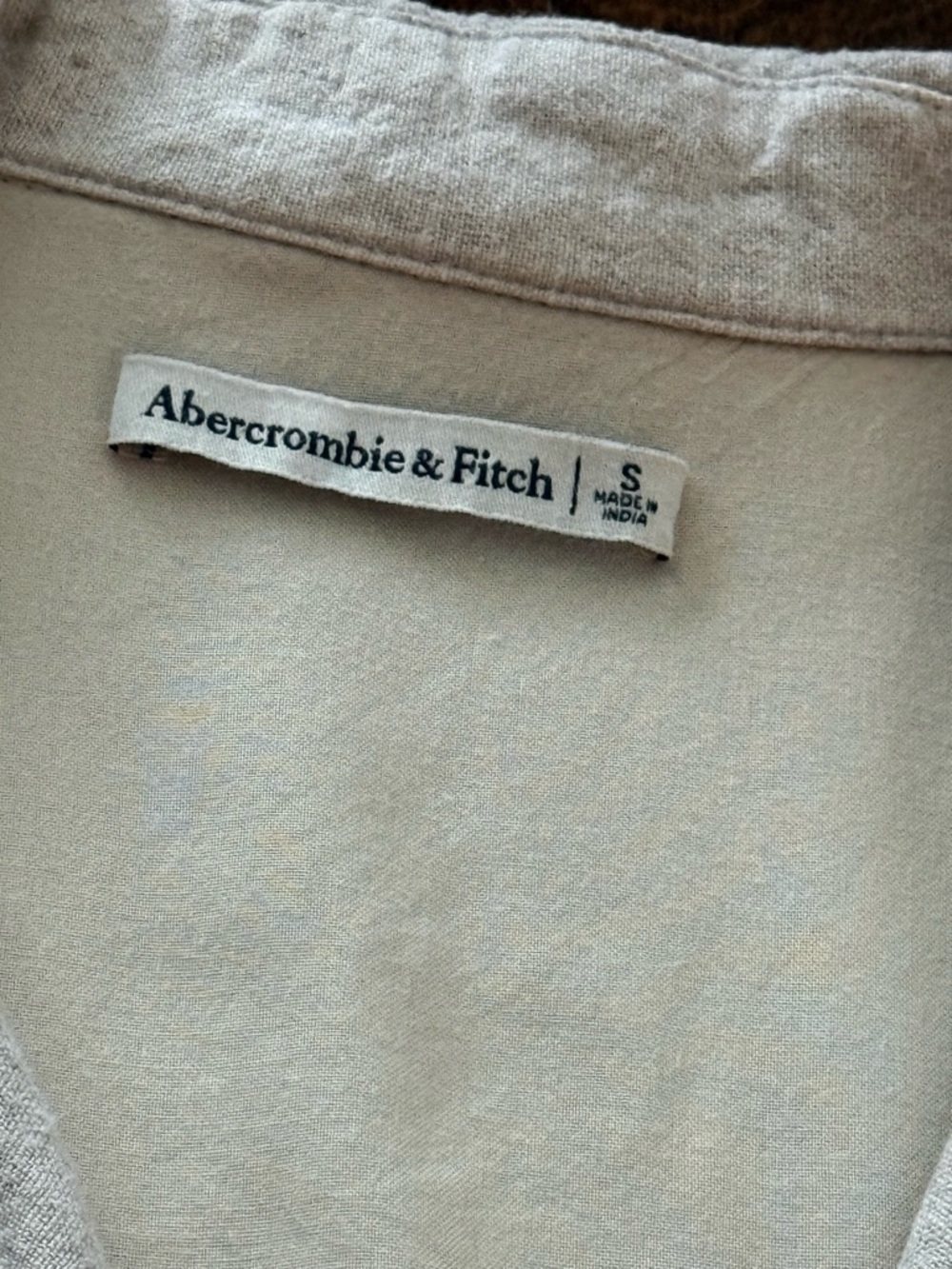 A&F | Linen Crop Top - Picture 7 of 7